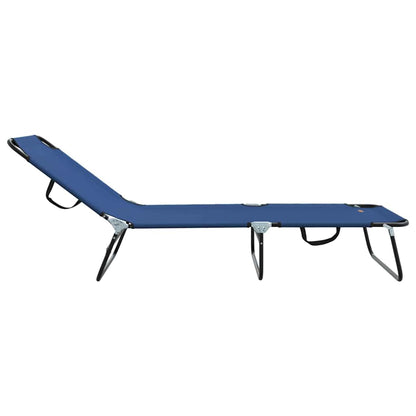 Skládací Lehátko 188 X 57 X 86,5 Cm Polyester