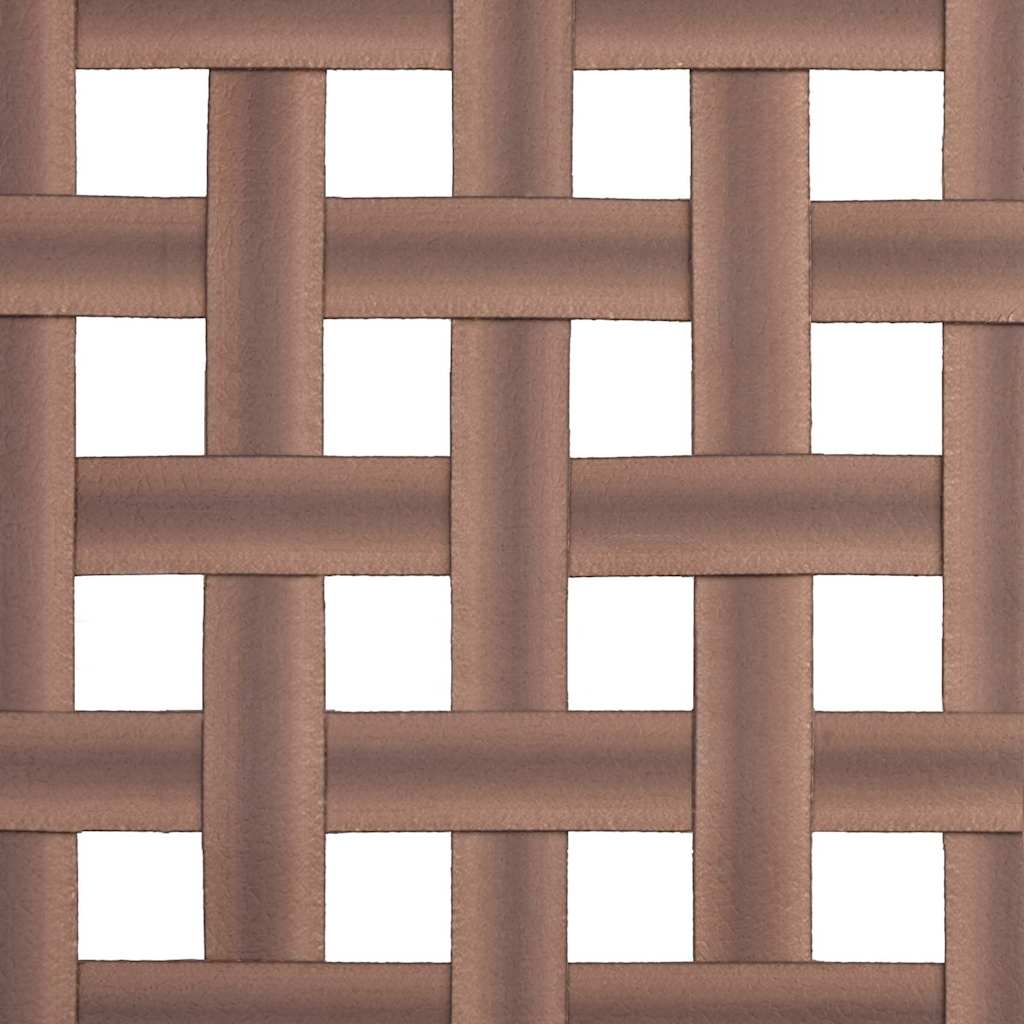 Zahradní Jídelní Souprava 4 Ks Hnědá Polyratan