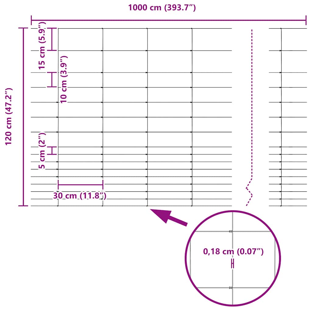 Divoký Plot Horkovzdušné Pozinkované 1000 X 120 X 0,18 Cm