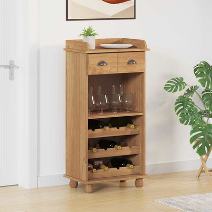 Skříň Na Víno Askim Medový Vosk 57 X 37 X 114 Cm