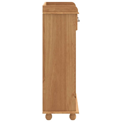 Skříň Na Víno Askim Medový Vosk 57 X 37 X 114 Cm