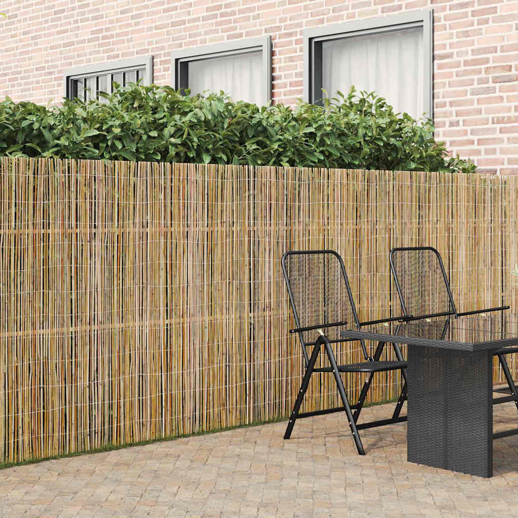 Bambusový Plot Přírodní 400 X 150 Cm Bambus