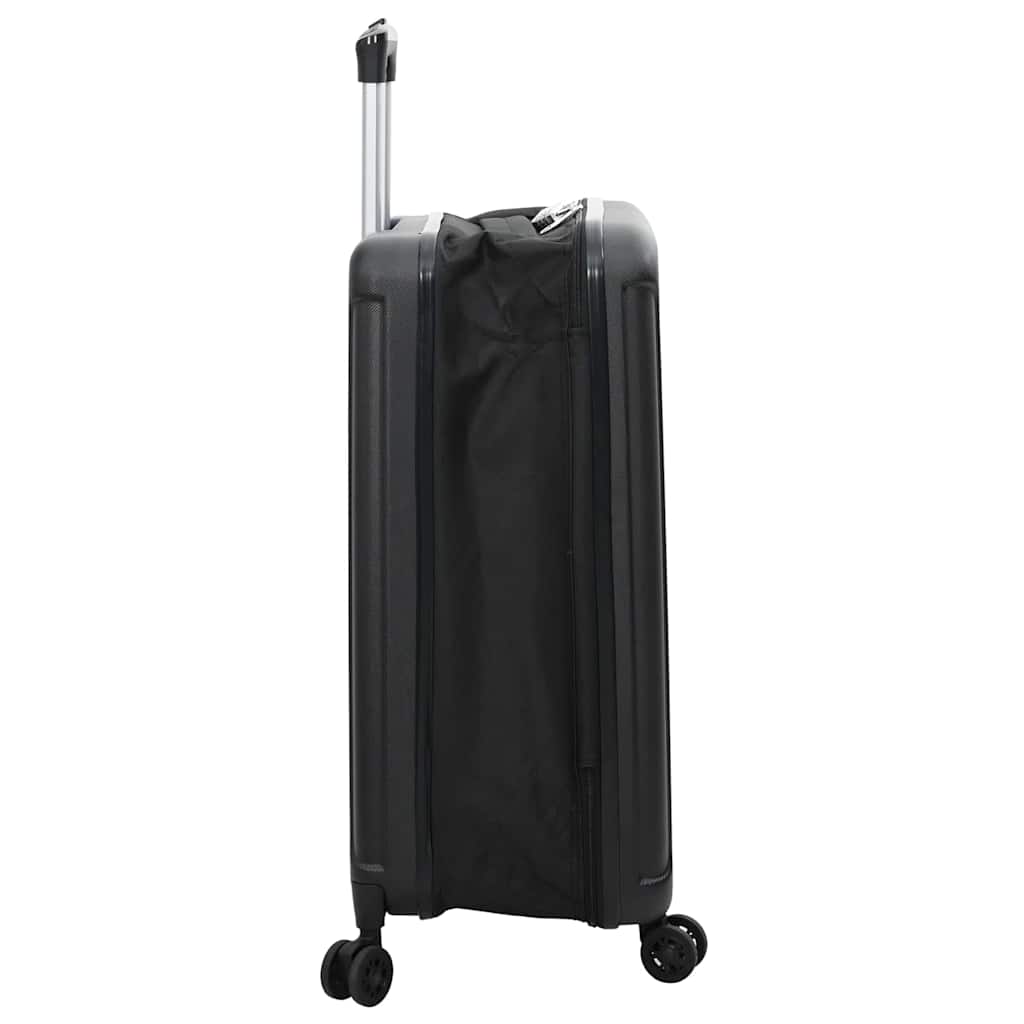 Kufr Se Zámkem Černá 34 X 23 X 55.5 Cm Abs Plast