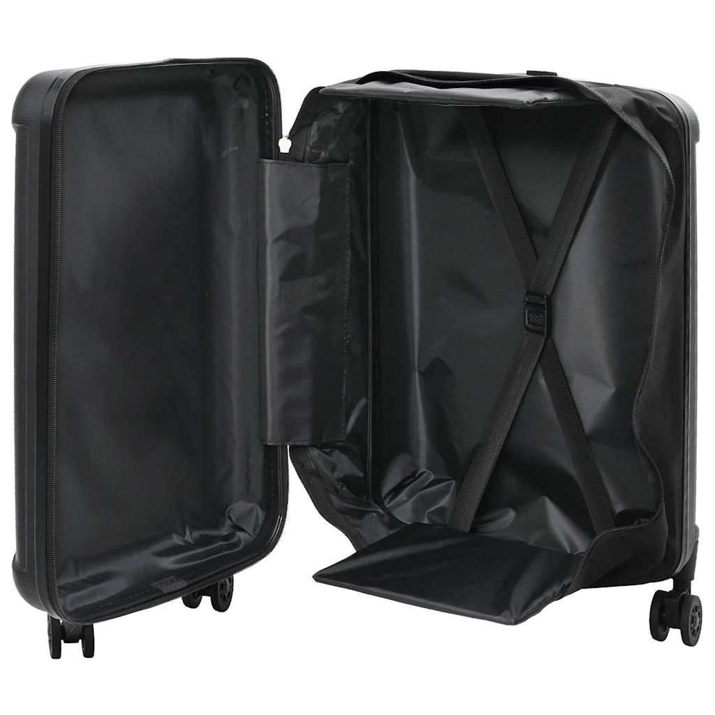Kufr Se Zámkem Černá 43 X 27 X 66 Cm Abs Plast