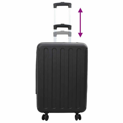 Kufr Se Zámkem Černá 43 X 27 X 66 Cm Abs Plast