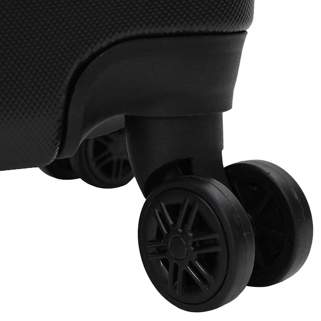 Kufr Se Zámkem 3 Pcs Černá 50 X 31 X 78 Cm Abs Plast