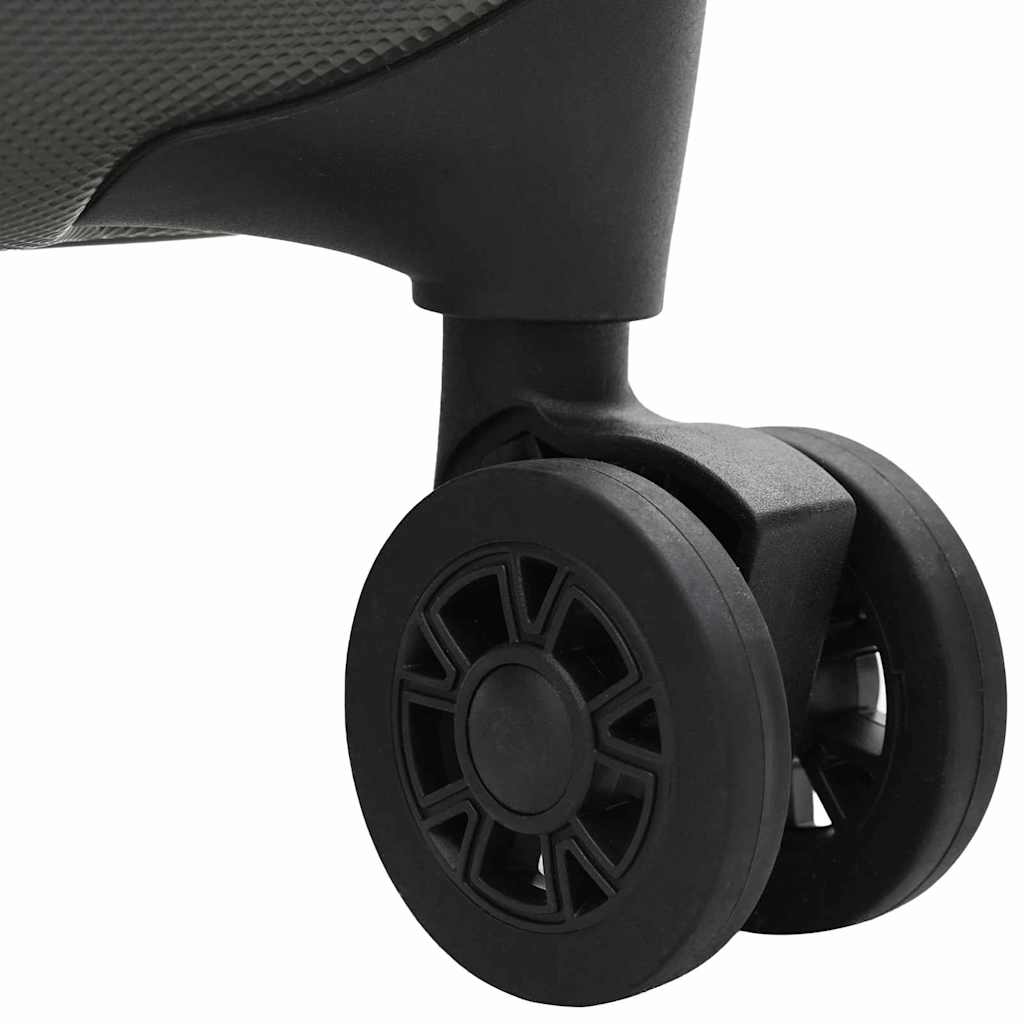 Kufr Se Zámkem Tmavě Šedá 34 X 23 X 55.5 Cm Abs Plast