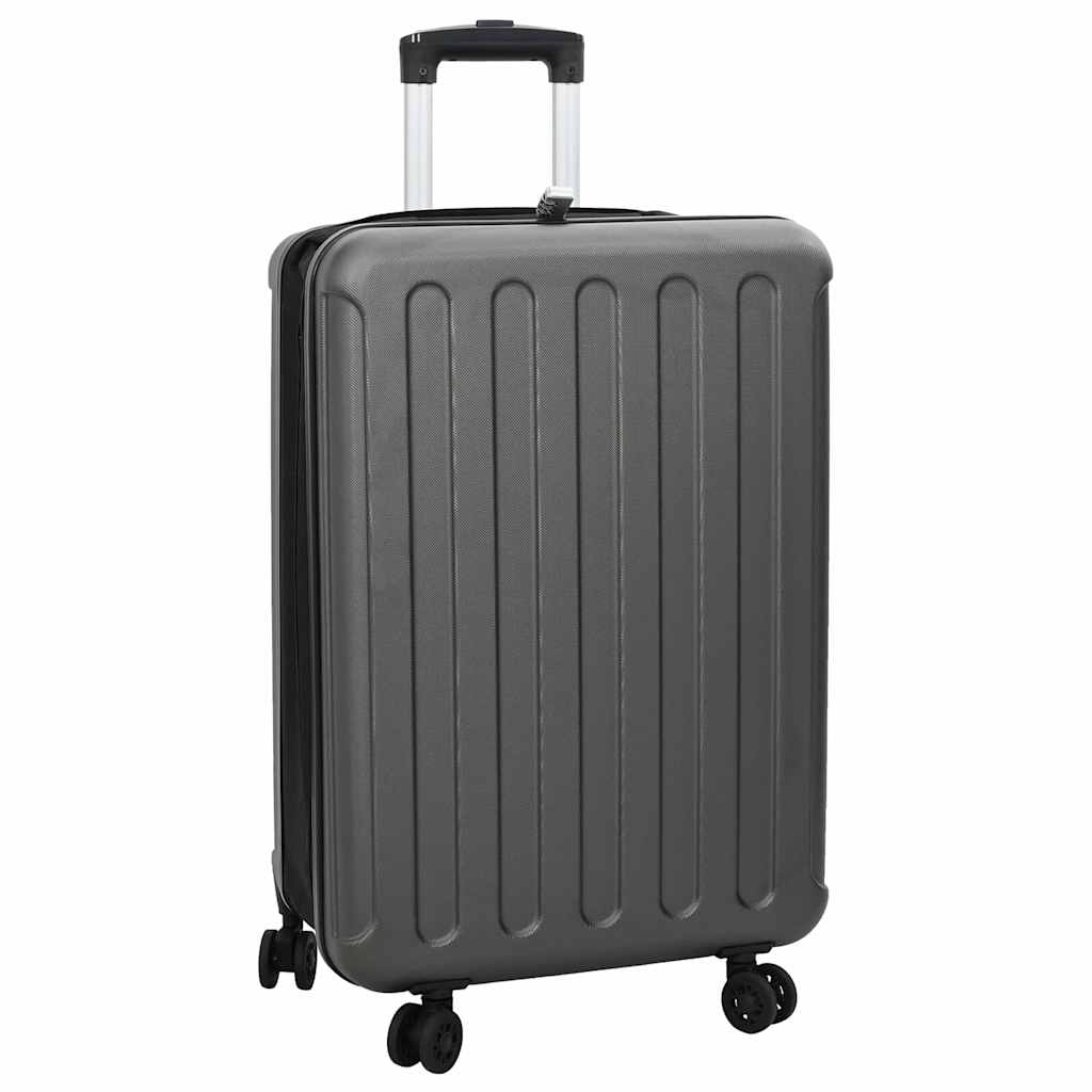 Kufr Se Zámkem Tmavě Šedá 43 X 27 X 66 Cm Abs Plast