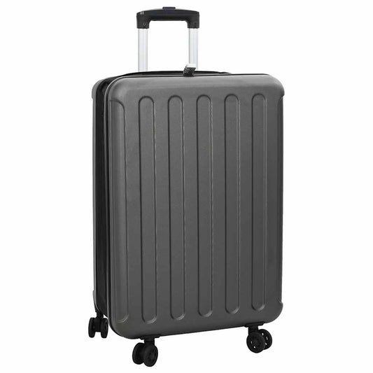 Kufr Se Zámkem Tmavě Šedá 43 X 27 X 66 Cm Abs Plast