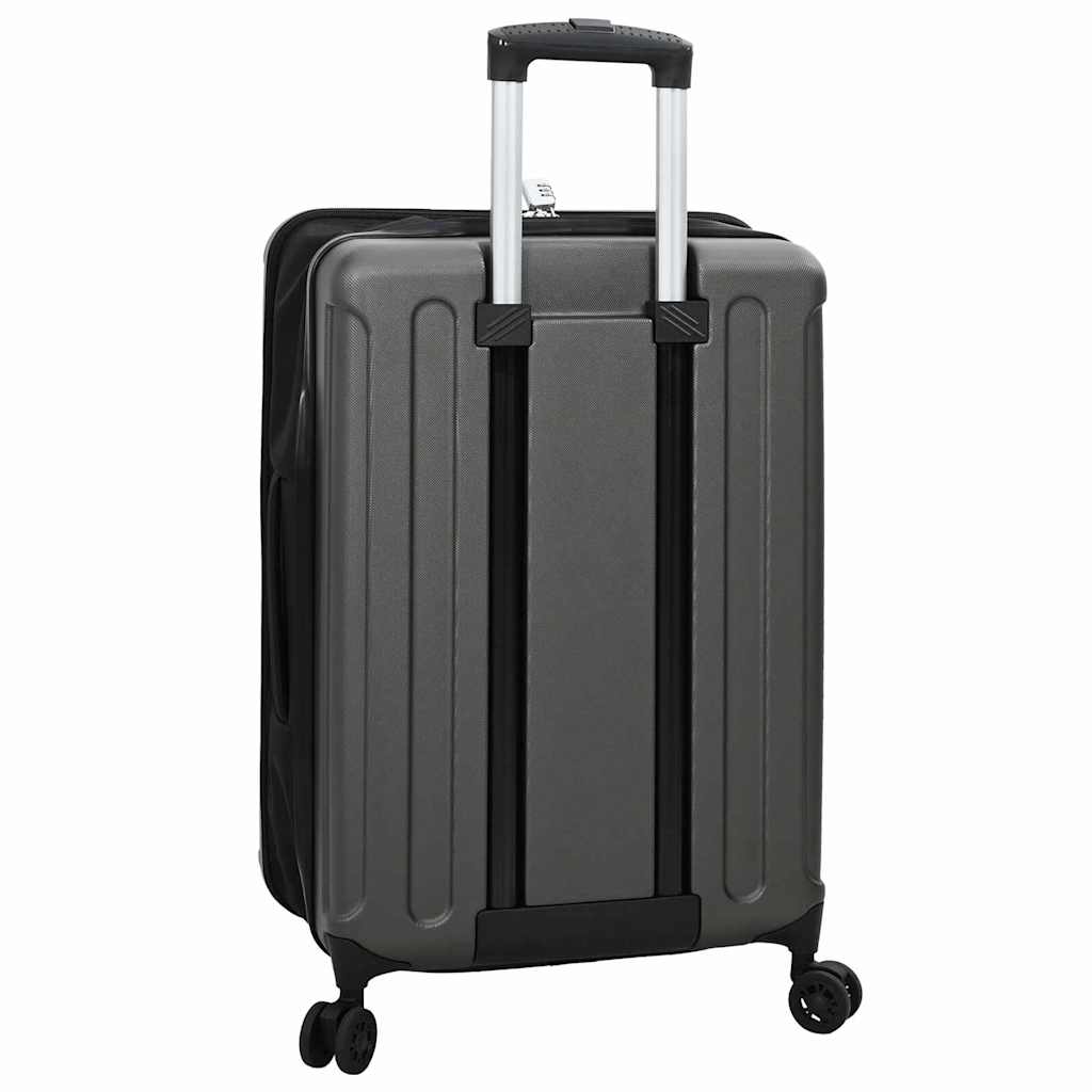 Kufr Se Zámkem Tmavě Šedá 43 X 27 X 66 Cm Abs Plast