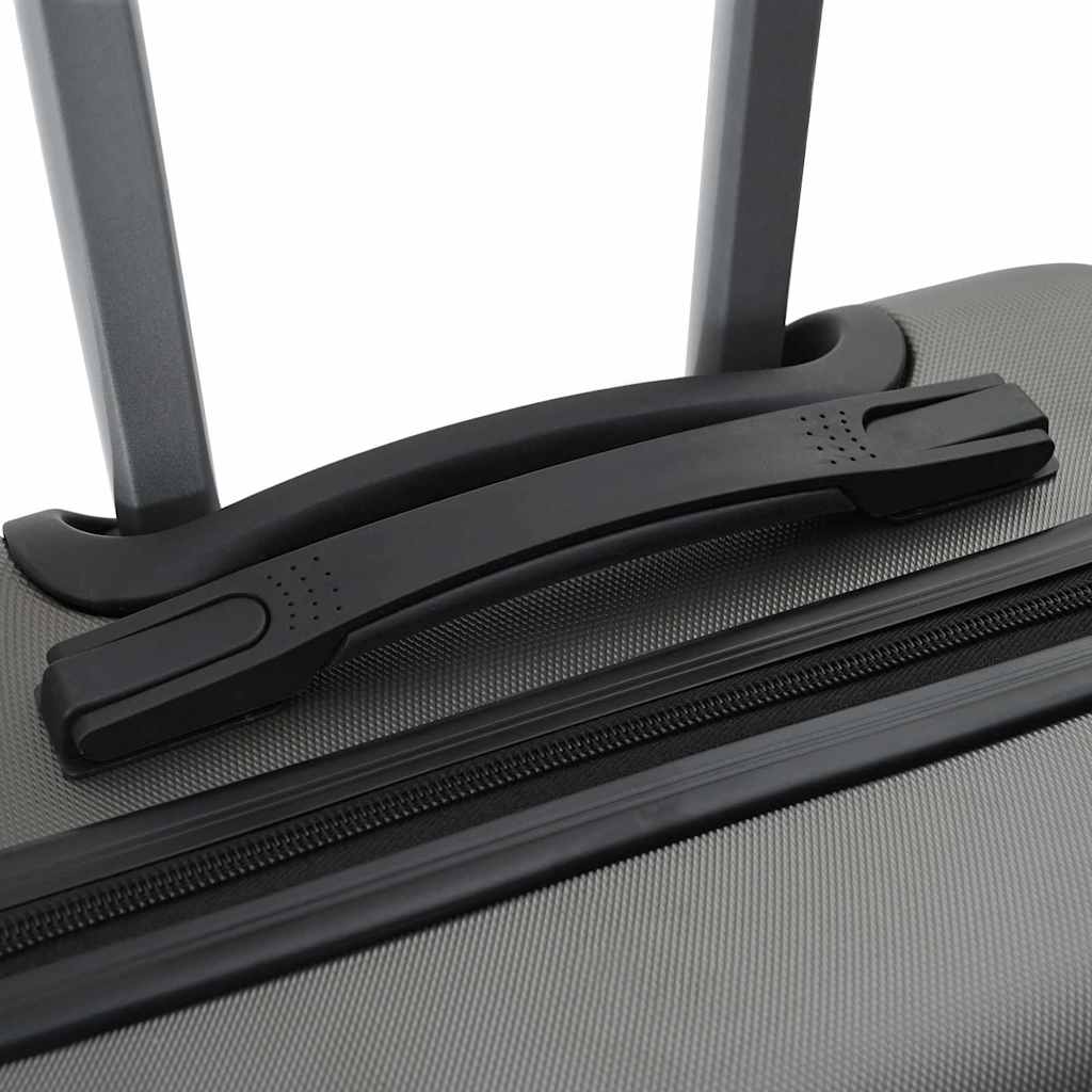 Kufr Se Zámkem 3 Pcs Tmavě Šedá 50 X 31 X 78 Cm Abs Plast