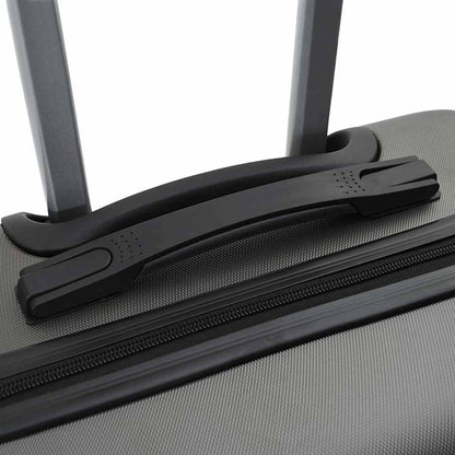 Kufr Se Zámkem 3 Pcs Tmavě Šedá 50 X 31 X 78 Cm Abs Plast