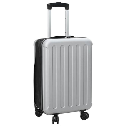 Kufr Se Zámkem Stříbrná 34 X 23 X 55.5 Cm Abs Plast