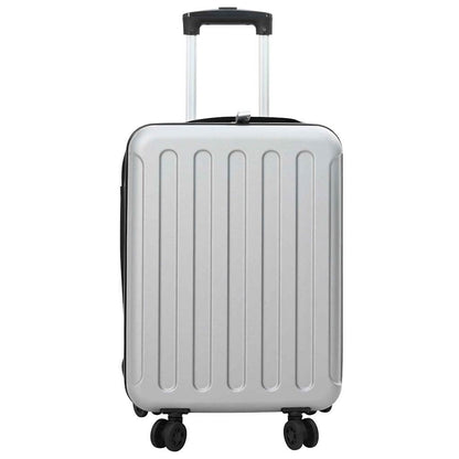 Kufr Se Zámkem Stříbrná 34 X 23 X 55.5 Cm Abs Plast