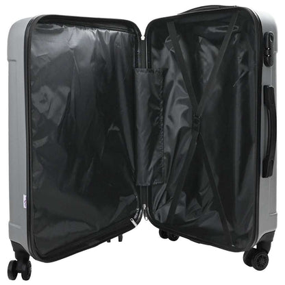 Kufr Se Zámkem 3 Pcs Stříbrná 50 X 31 X 78 Cm Abs Plast