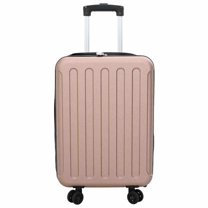 Kufr Se Zámkem Růžová Zlatá 34 X 23 X 55.5 Cm Abs Plast