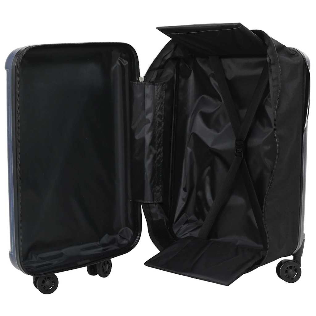 Kufr Se Zámkem Tmavě Moddrá 34 X 23 X 55.5 Cm Abs Plast