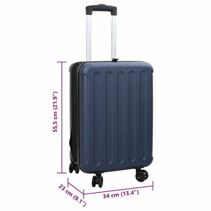 Kufr Se Zámkem Tmavě Moddrá 34 X 23 X 55.5 Cm Abs Plast