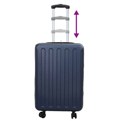 Kufr Se Zámkem Tmavě Moddrá 43 X 27 X 66 Cm Abs Plast