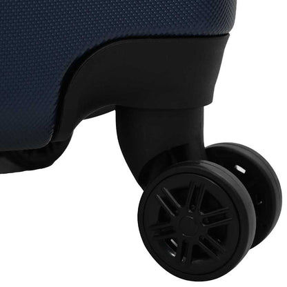 Kufr Se Zámkem 3 Pcs Tmavě Modrá 50 X 31 X 78 Cm Abs Plast