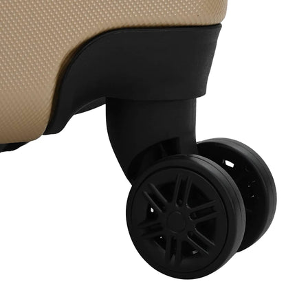 Kufr Se Zámkem 3 Pcs Champagne 50 X 31 X 78 Cm Abs Plast