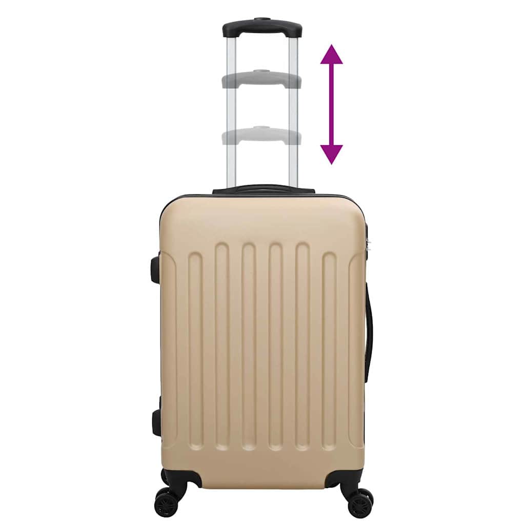 Kufr Se Zámkem 3 Pcs Champagne 50 X 31 X 78 Cm Abs Plast