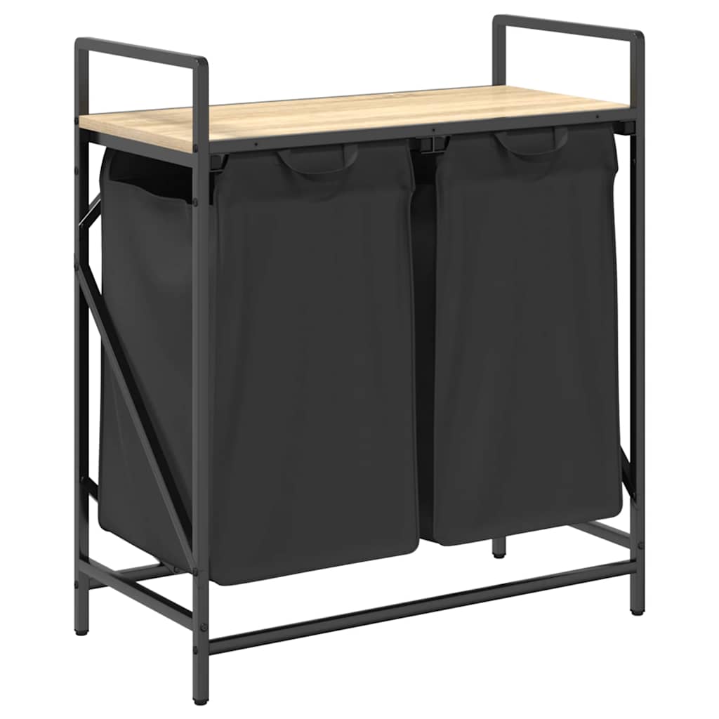 Koš Na Prádlo Se 2 Přihrádkami A Policí