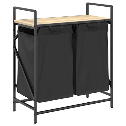 Koš Na Prádlo Se 2 Přihrádkami A Policí