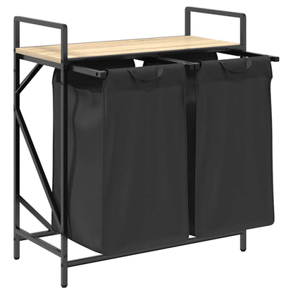 Koš Na Prádlo Se 2 Přihrádkami A Policí