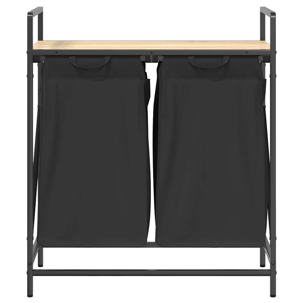 Koš Na Prádlo Se 2 Přihrádkami A Policí