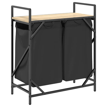 Koš Na Prádlo Se 2 Přihrádkami A Policí