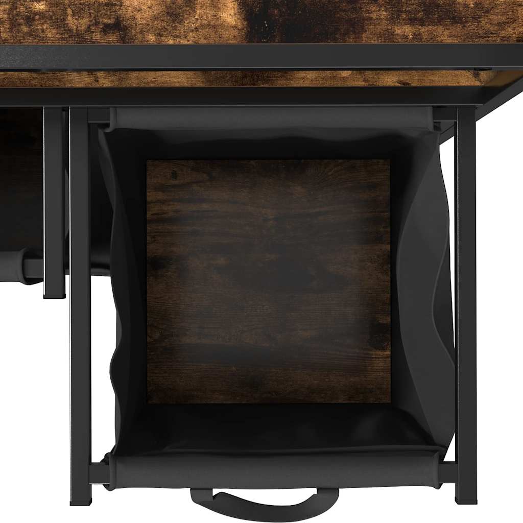 Koš Na Prádlo Se 3 Přihrádkami A Policemi