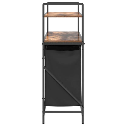 Koš Na Prádlo Se 3 Přihrádkami A Policemi