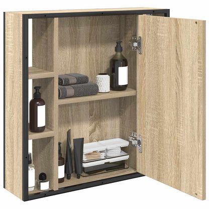 Zrcadlová Skříň Sonoma Dub 60 X 16 X 60 Cm Kompozitní Dřevo