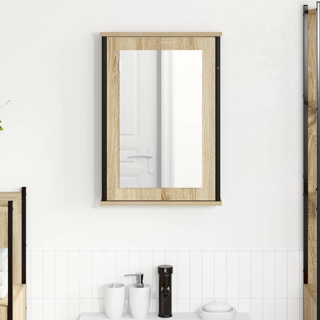 Zrcadlová Skříň Sonoma Dub 42 X 12 X 60 Cm Kompozitní Dřevo