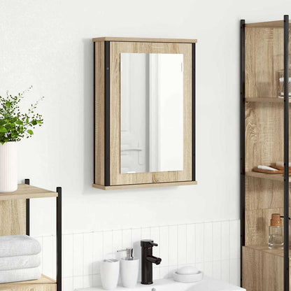 Zrcadlová Skříň Sonoma Dub 42 X 12 X 60 Cm Kompozitní Dřevo
