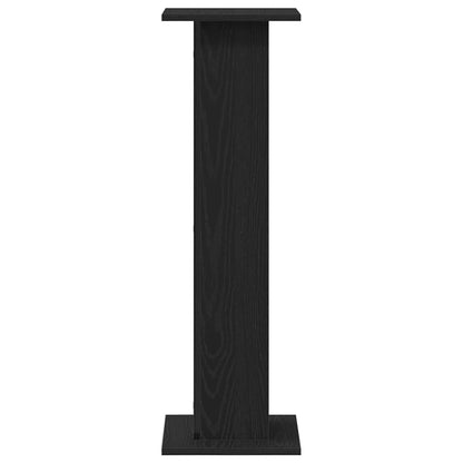 Stojany Na Reproduktory 2 Pcs Černý Dub 30 X 30 X 95 Cm