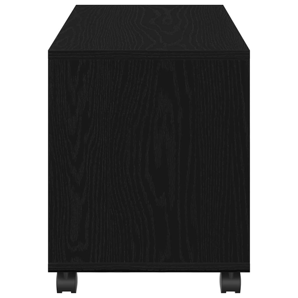 Odkládací Stolek Černý Dub 72 X 33 X 42,5 Cm Kompozitní Dřevo