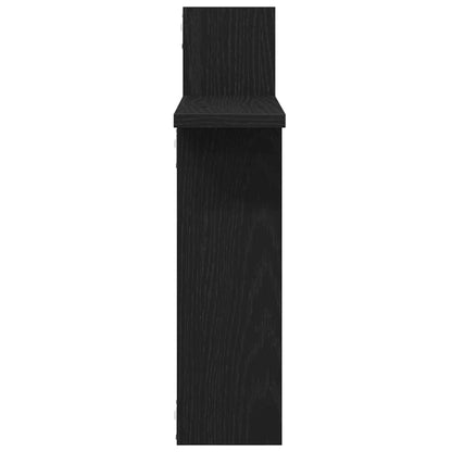 Nástěnné Police 2 Ks Černý Dub 50 X 12 X 50 Cm, Konstrukční Dřevo