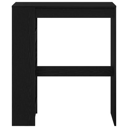 Barový Stůl S Regály Černý Dub 90 X 40 X 103,5 Cm, Konstrukční Dřevo