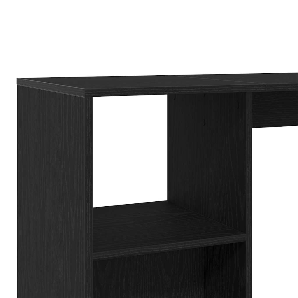 Barový Stůl 124 X 46 X 103.5 Cm Kompozitní Dřevo Černý Dub