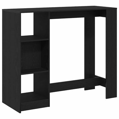 Barový Stůl 124 X 46 X 103.5 Cm Kompozitní Dřevo Černý Dub