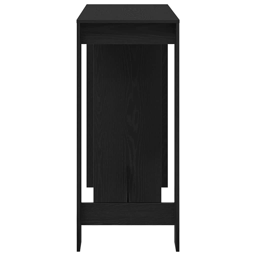 Barový Stůl 124 X 46 X 103.5 Cm Kompozitní Dřevo Černý Dub