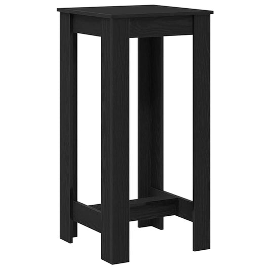 Barový Stůl 51 X 50 X 103,5 Cm Kompozitní Dřevo Černý Dub