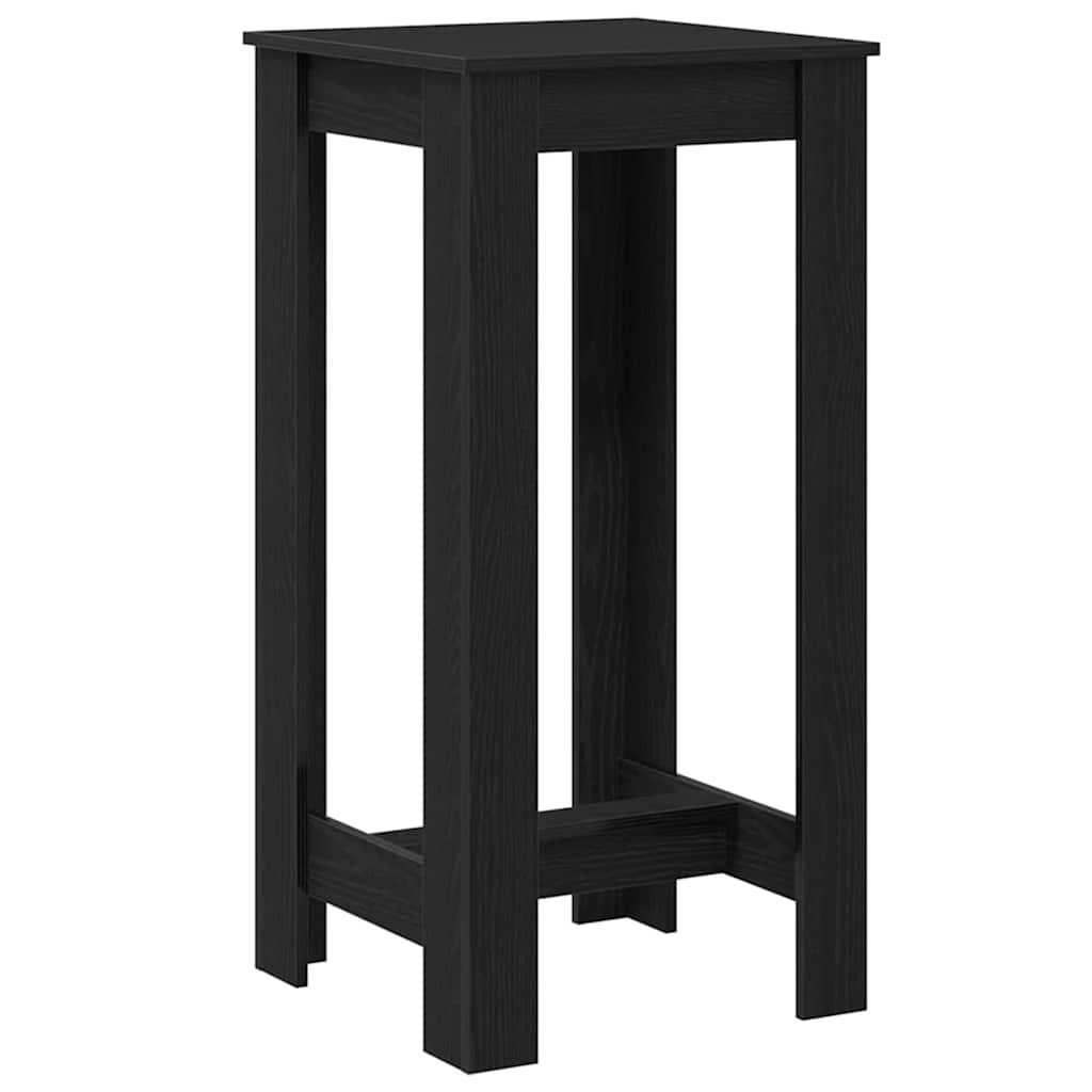 Barový Stůl 51 X 50 X 103,5 Cm Kompozitní Dřevo Černý Dub