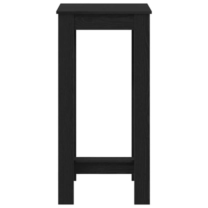 Barový Stůl 51 X 50 X 103,5 Cm Kompozitní Dřevo Černý Dub