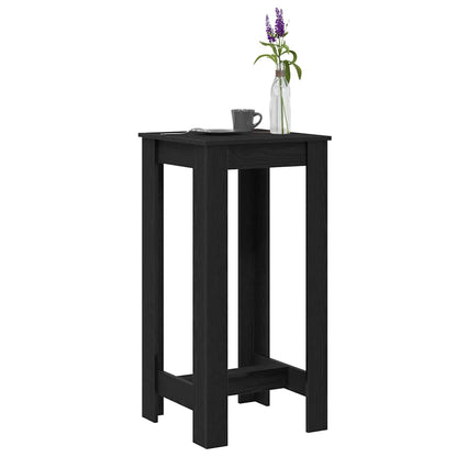 Barový Stůl 51 X 50 X 103,5 Cm Kompozitní Dřevo Černý Dub