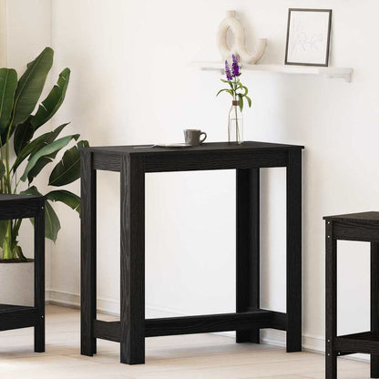 Barový Stůl 102 X 50 X 103,5 Cm Kompozitní Dřevo Černý Dub