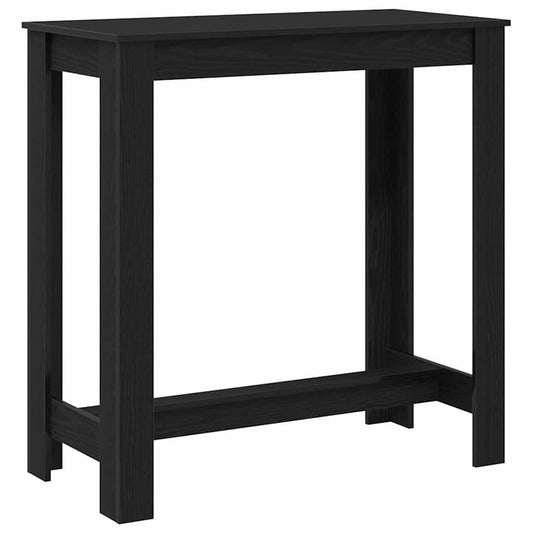 Barový Stůl 102 X 50 X 103,5 Cm Kompozitní Dřevo Černý Dub