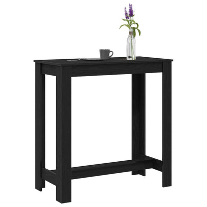 Barový Stůl 102 X 50 X 103,5 Cm Kompozitní Dřevo Černý Dub